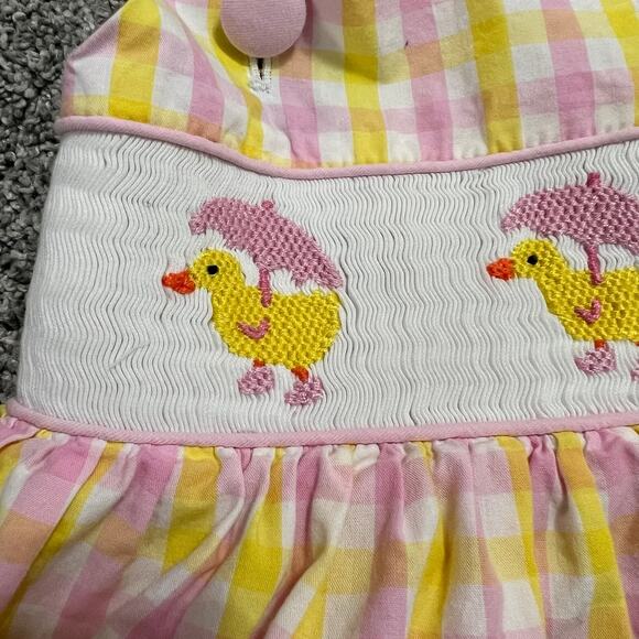 Saving Grace Smocks Girl Duck Smocked Tank size 4 - Picture 2 of 7